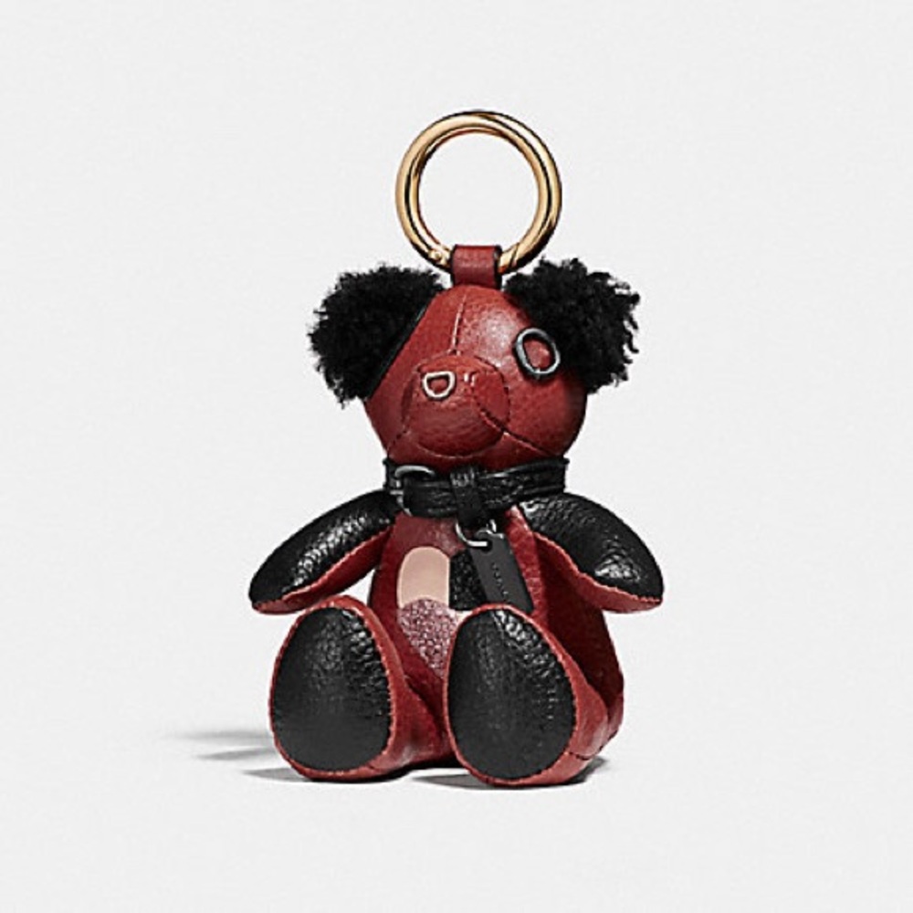 ISO Coach Graphic Heart Bear Charm